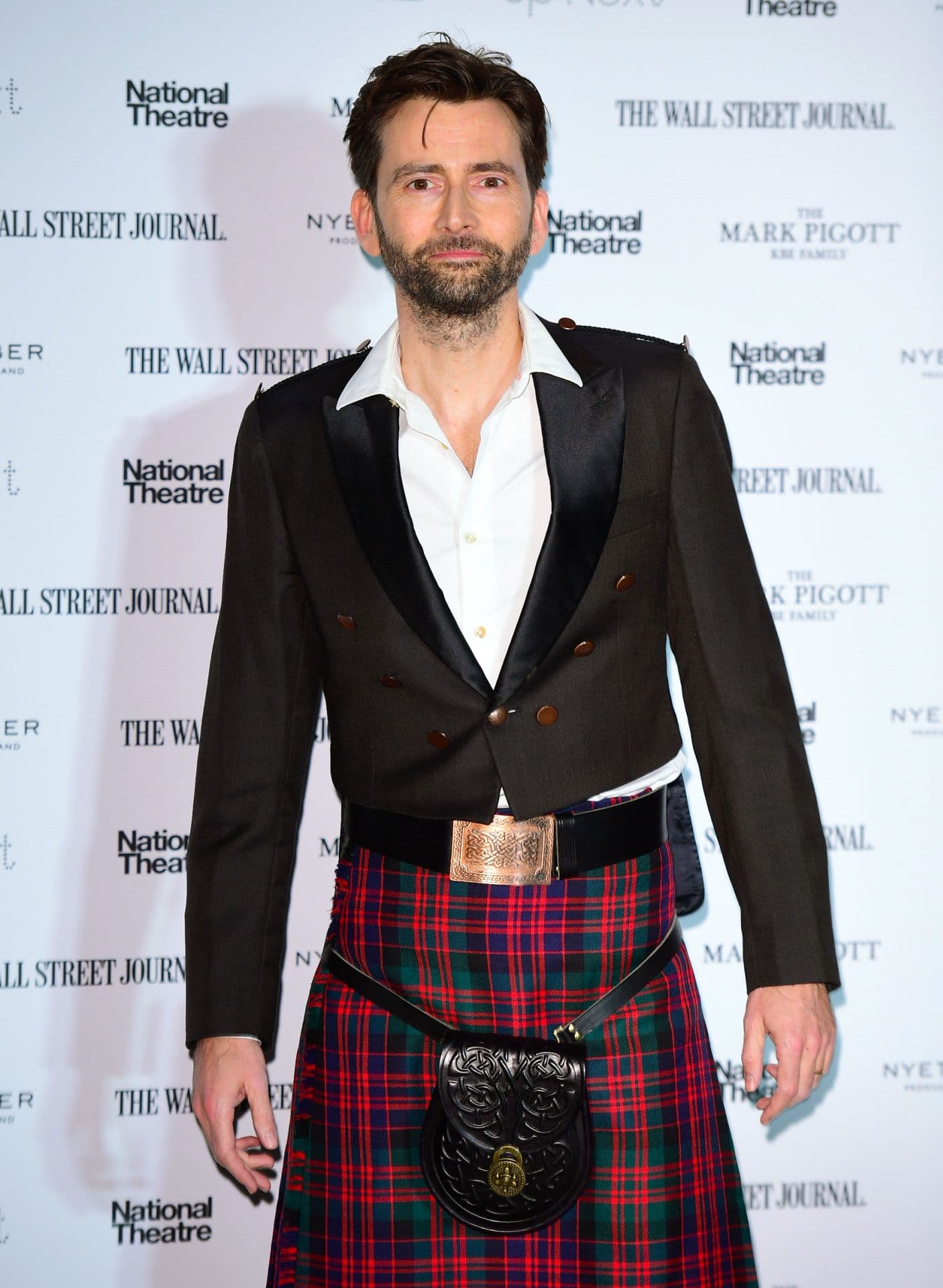 El actor David Tennant en la alfombra roja de la gala 'Up Next' en Londres