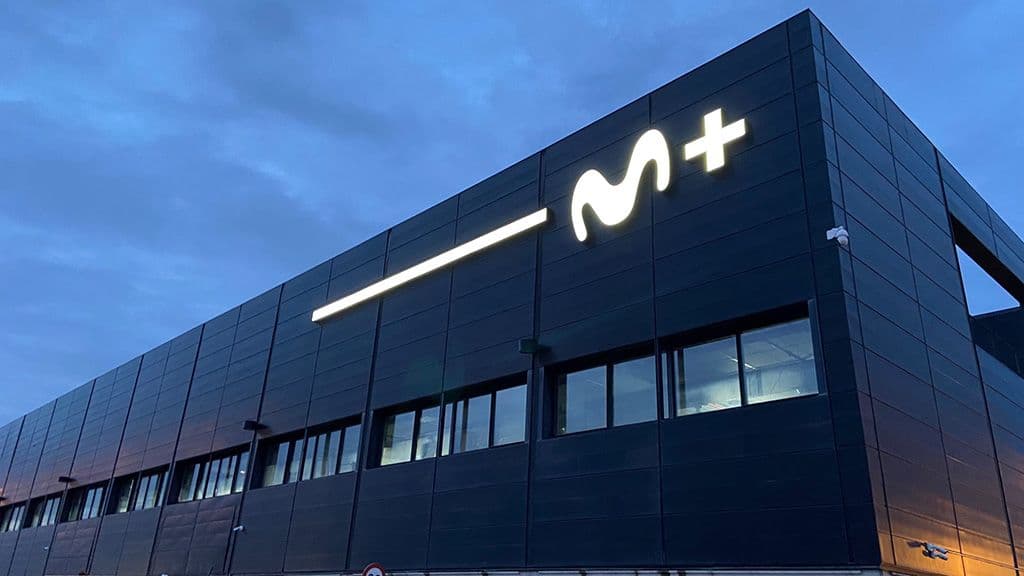 Imagen de archivo de las oficinas de Movistar Plus en Madrid