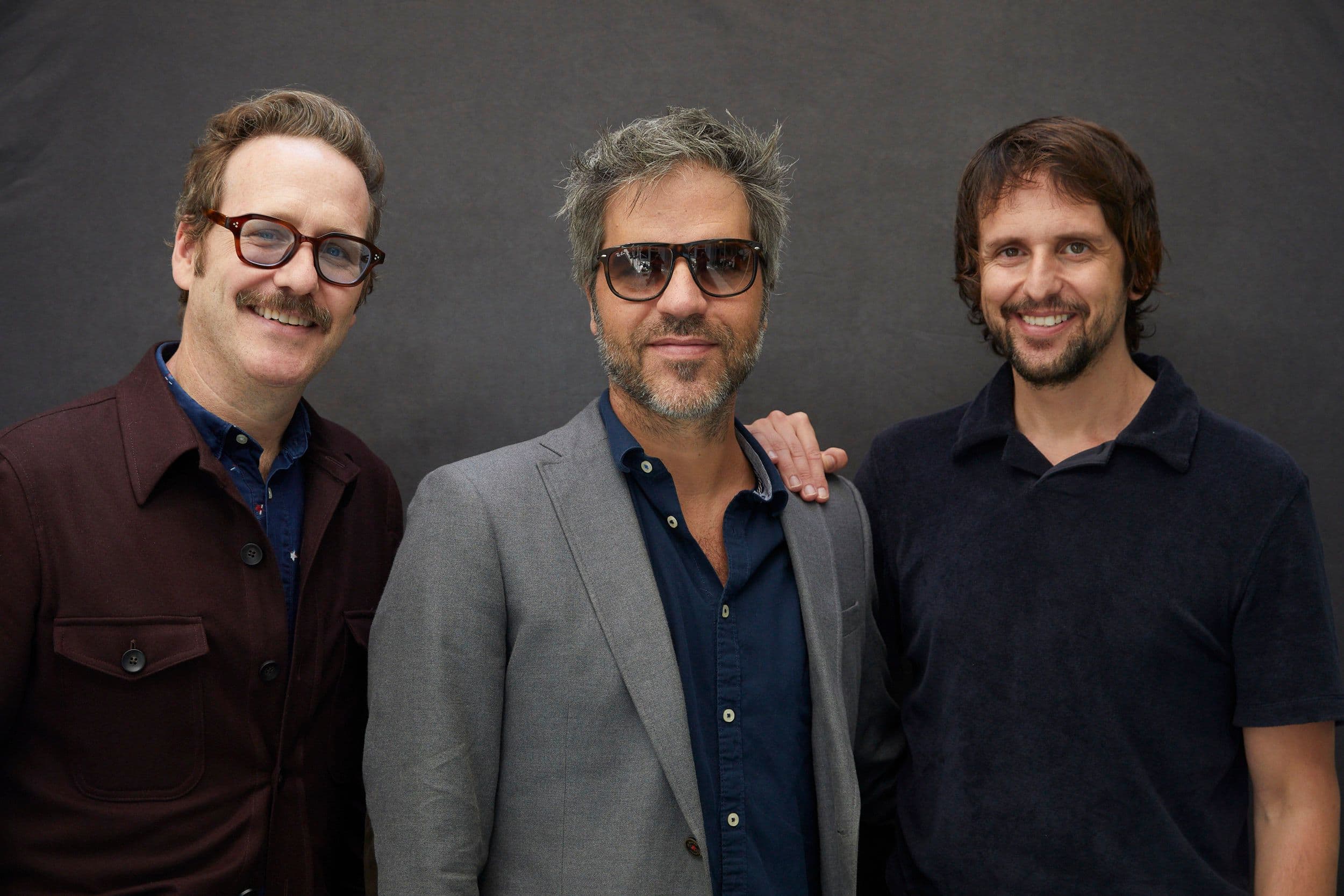 Joaquín Reyes, Ernesto Sevilla y Miguel Esteban, creadores de la serie 'Pobre diablo'