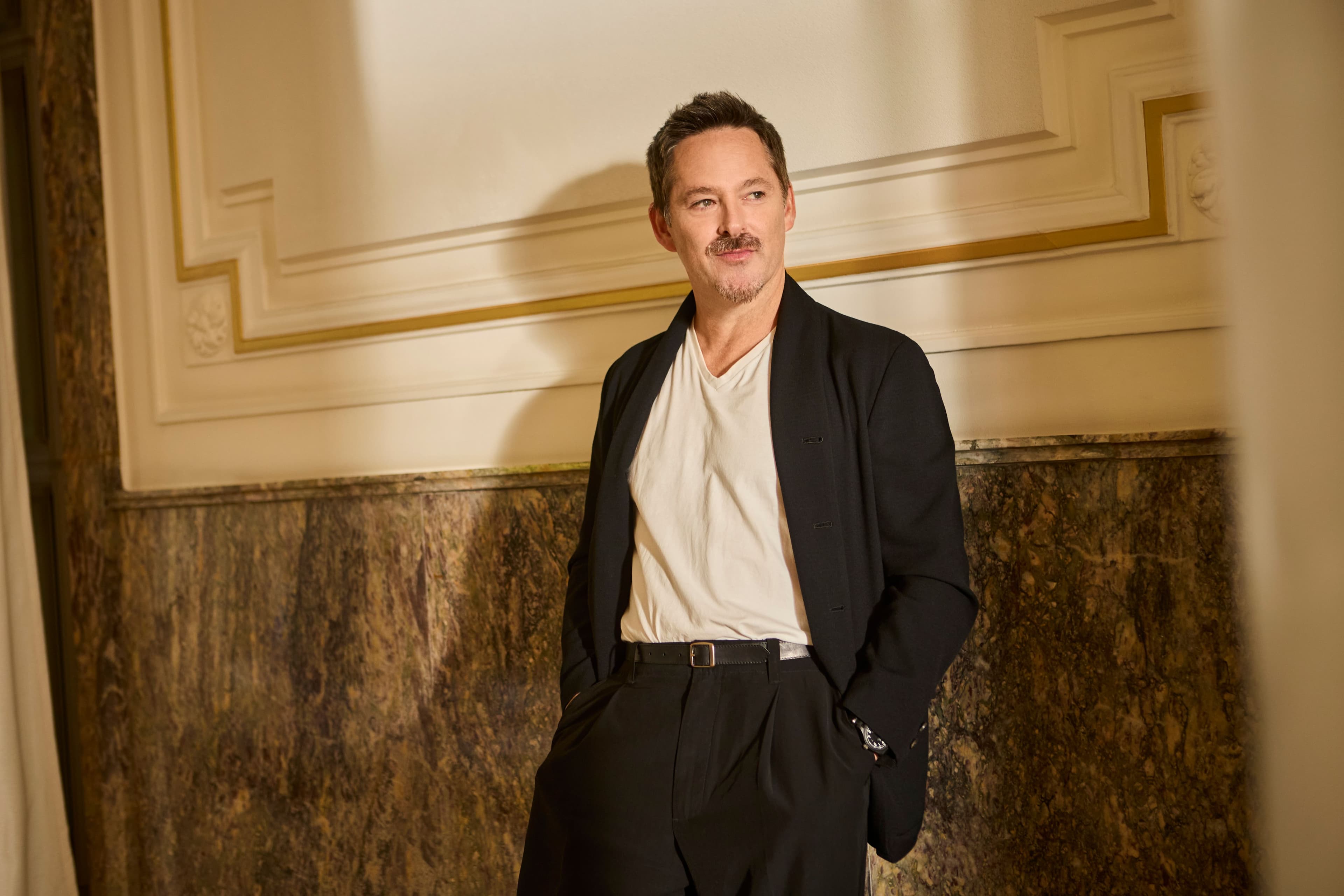 El director Scott Cooper a su paso por Madrid, para presentar 'Deliver me from nowhere'
