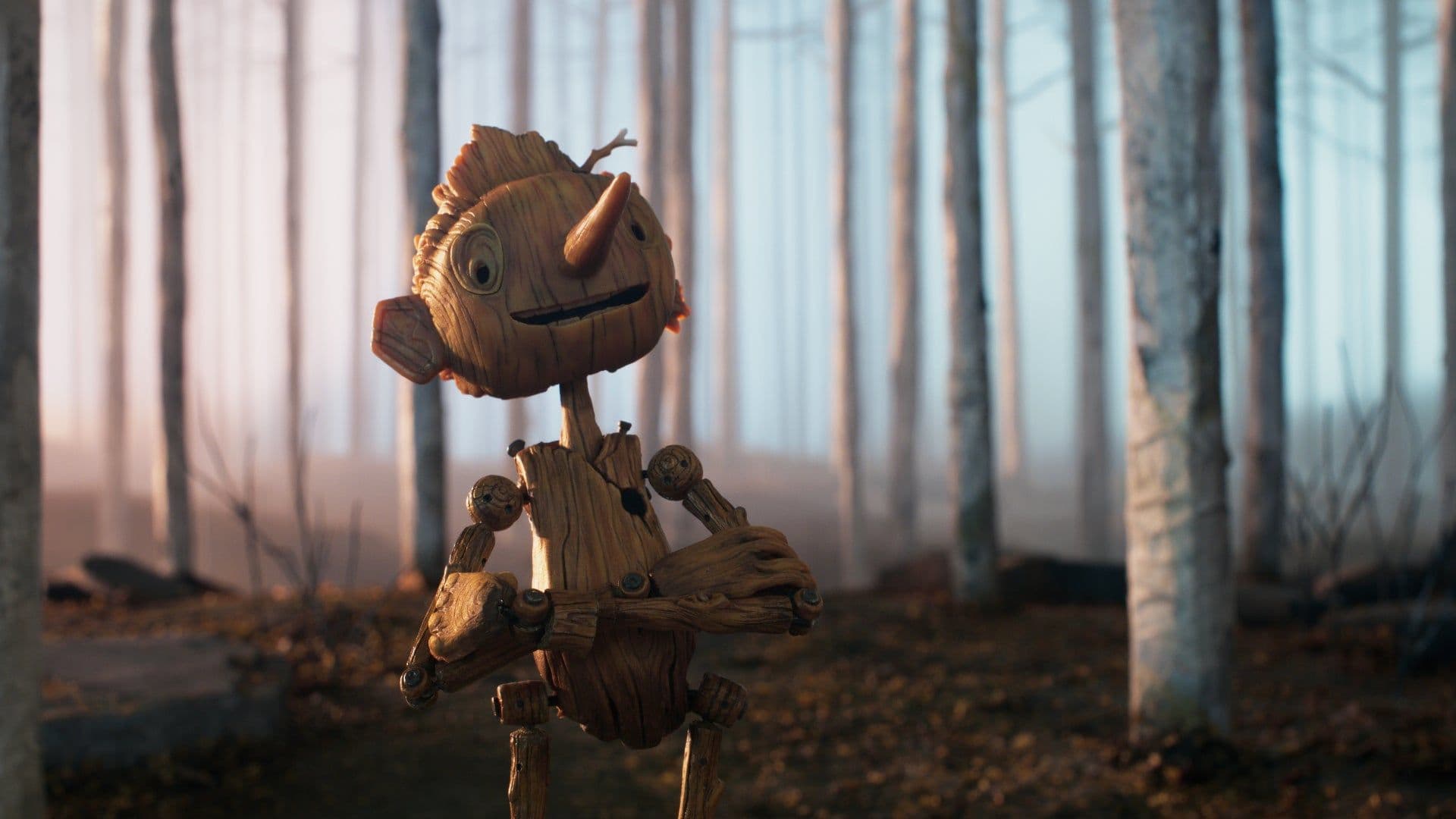 Una imagen de 'Pinocho', nominada al Oscar a mejor película animada.