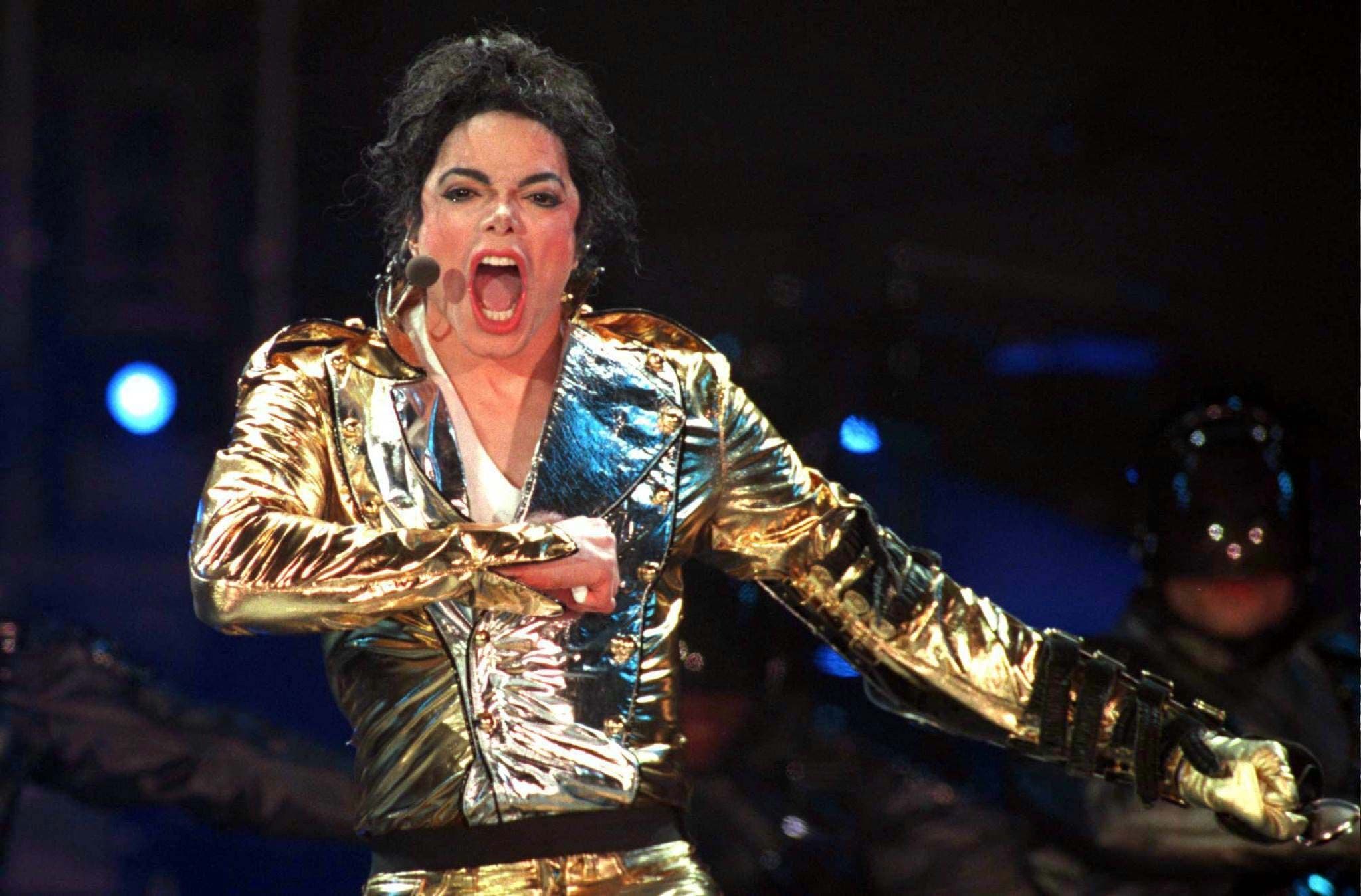 Michael Jackson, en un concierto en Moscú en 1996