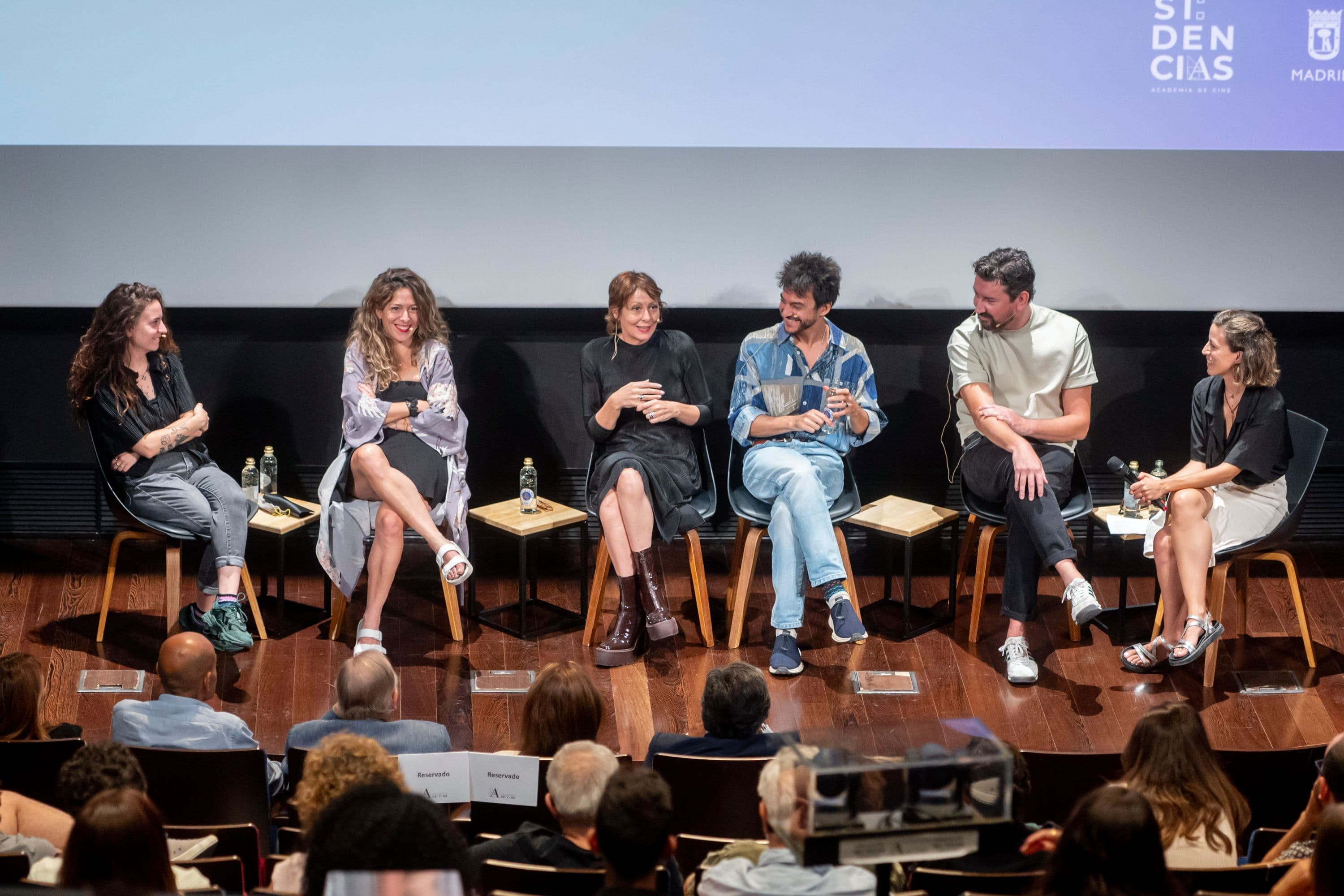 Mesa redonda en el evento de la séptima edición del programa Residencias de la Academia de Cine