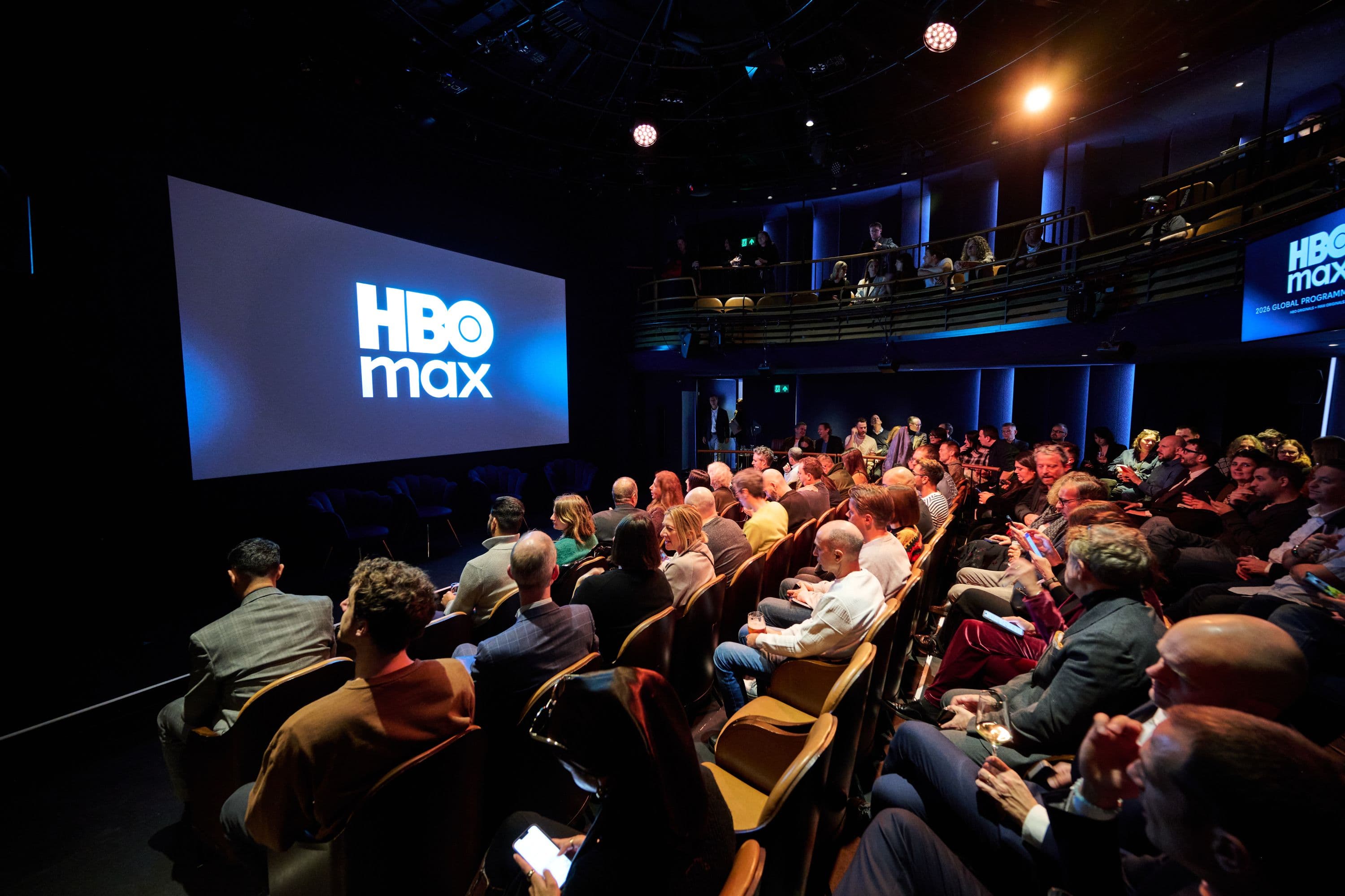 Imagen de los asistentes a la presentación de contenidos de HBO Max en Londres para 2026