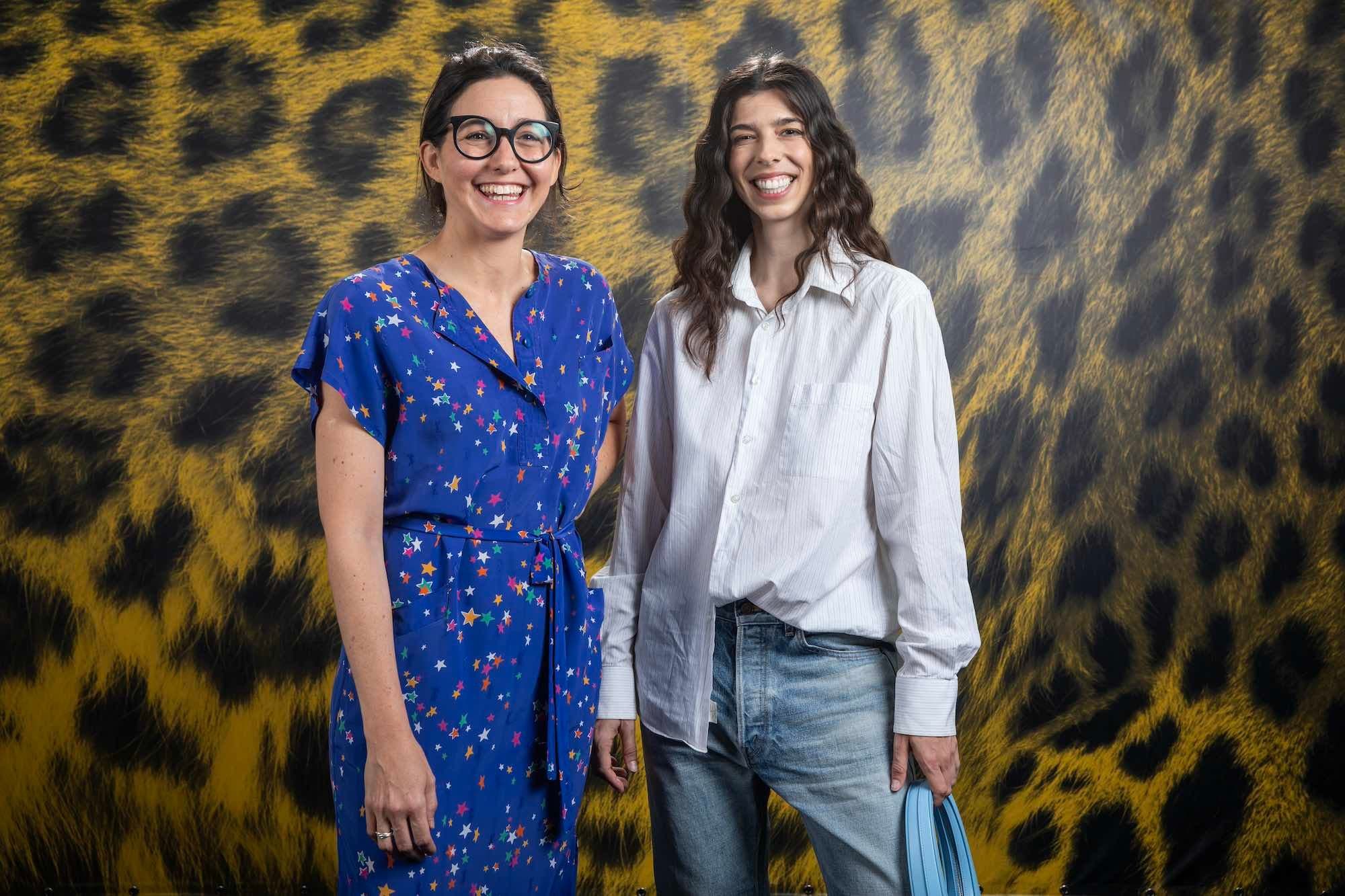 María Gisèle Royo y Julia de Castro en la presentación de 'On the go' en el Festival de Locarno