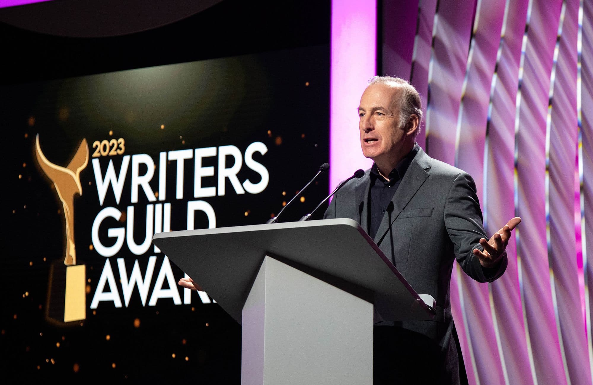 El actor Bob Odenkirk durante la gala de los Writers Guild Awards en 2023