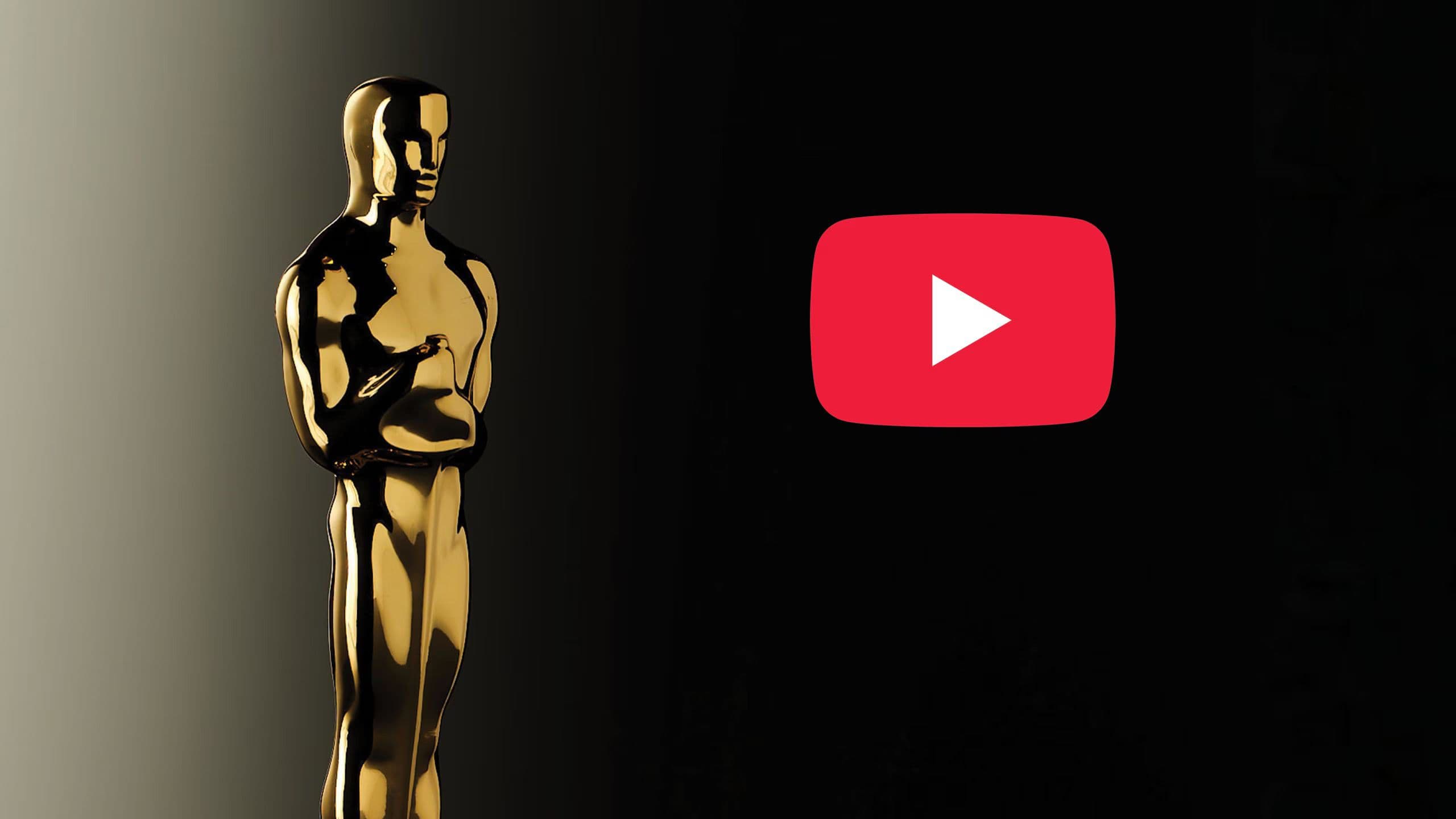 Imagen del anuncio del acuerdo entre la Academia de Hollywood y YouTube