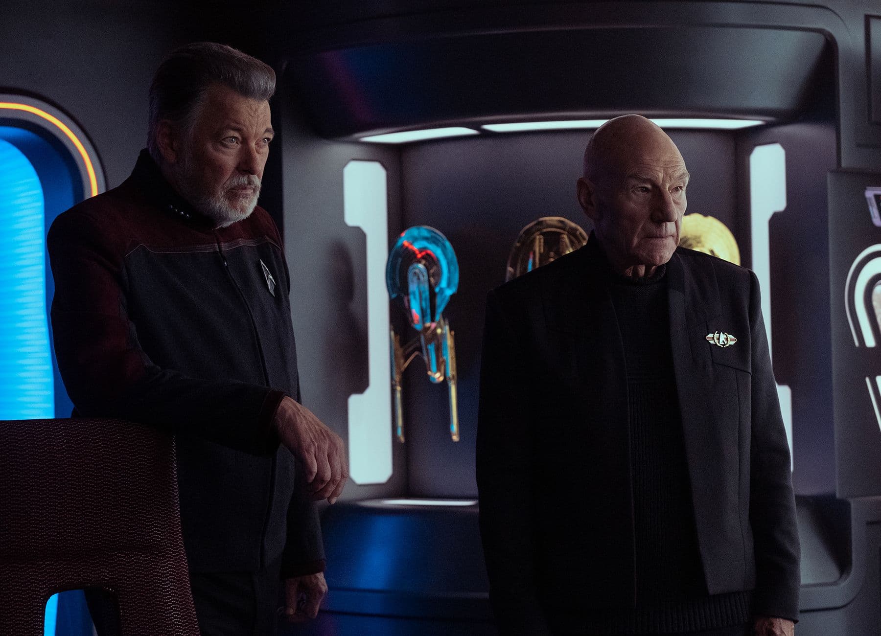 Jonathan Frakes y Patrick Stewart se reencuentran de nuevo en la tercera de 'Picard'