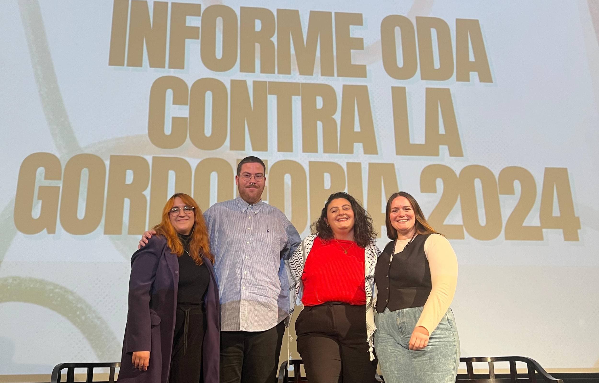 La actriz Esperanza Guardado, el periodista Enrique Aparicio, la activista María Bennouna Rubia y Elena Crimental, directora de comunicación de ODA