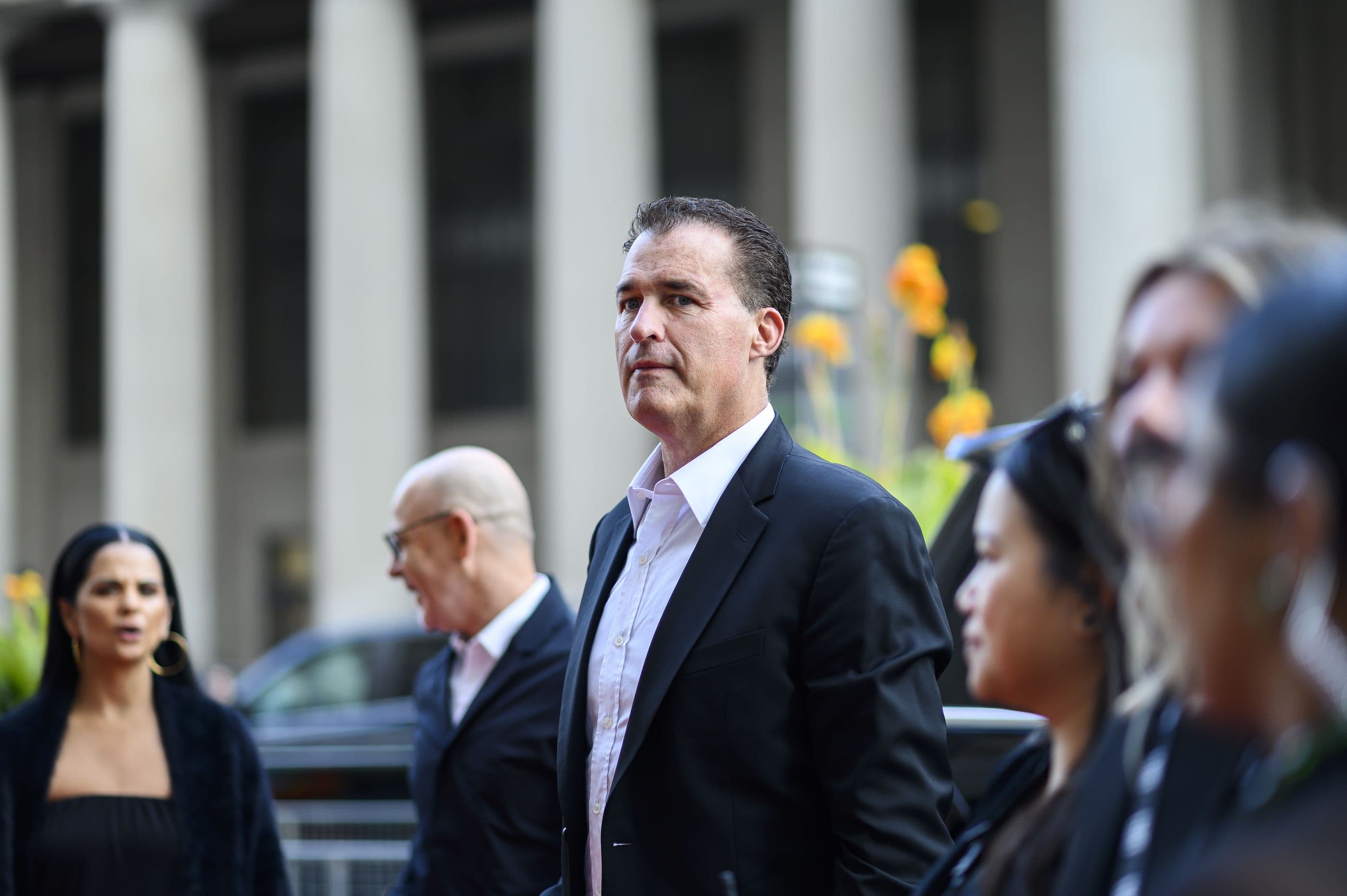 El presidente de Netflix Film, Scott Stuber, a su llegada a un evento en el Festival de Toronto 2023