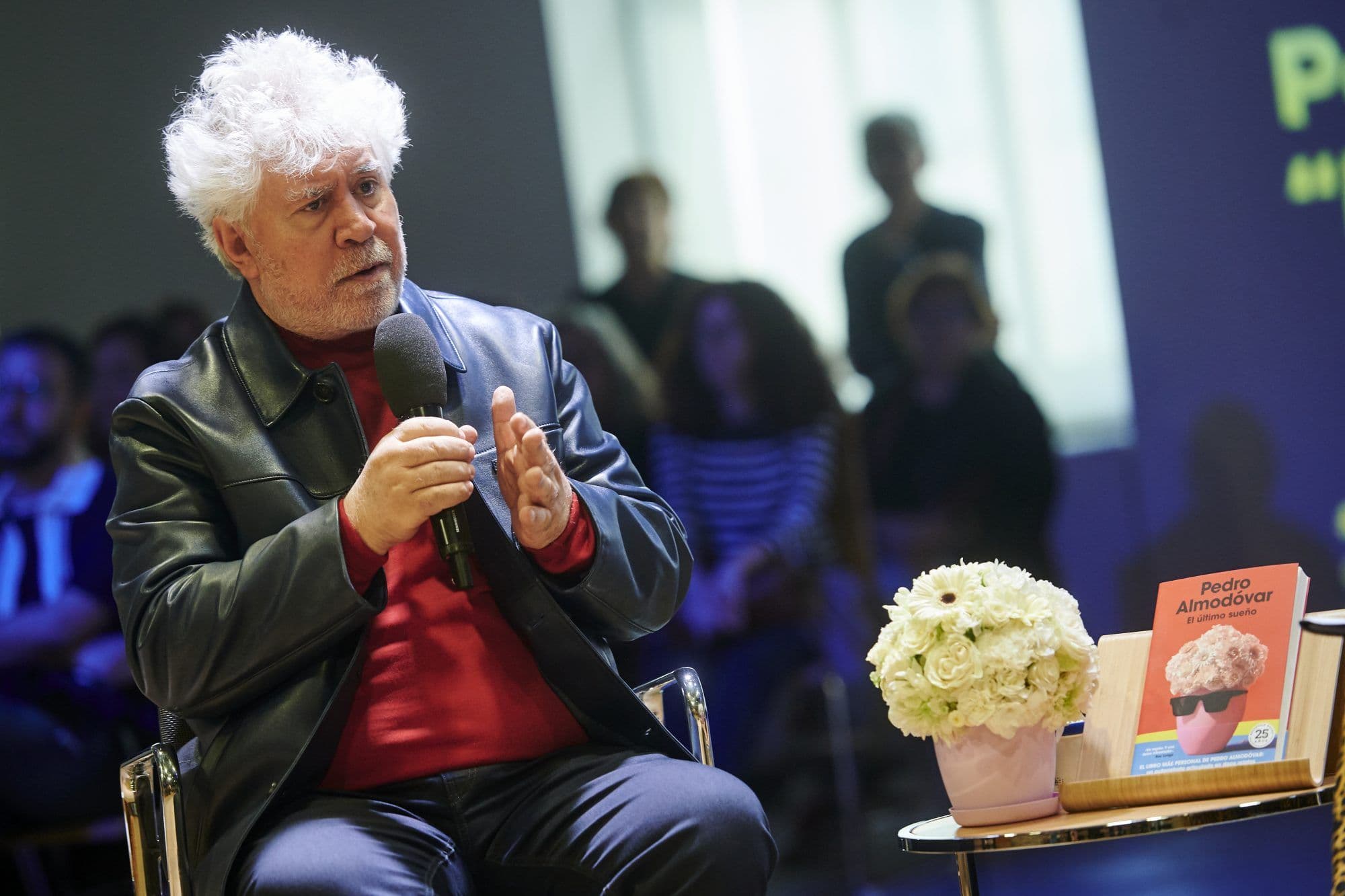 El director Pedro Almodóvar, durante la presentación de su libro de relatos 'El último sueño'