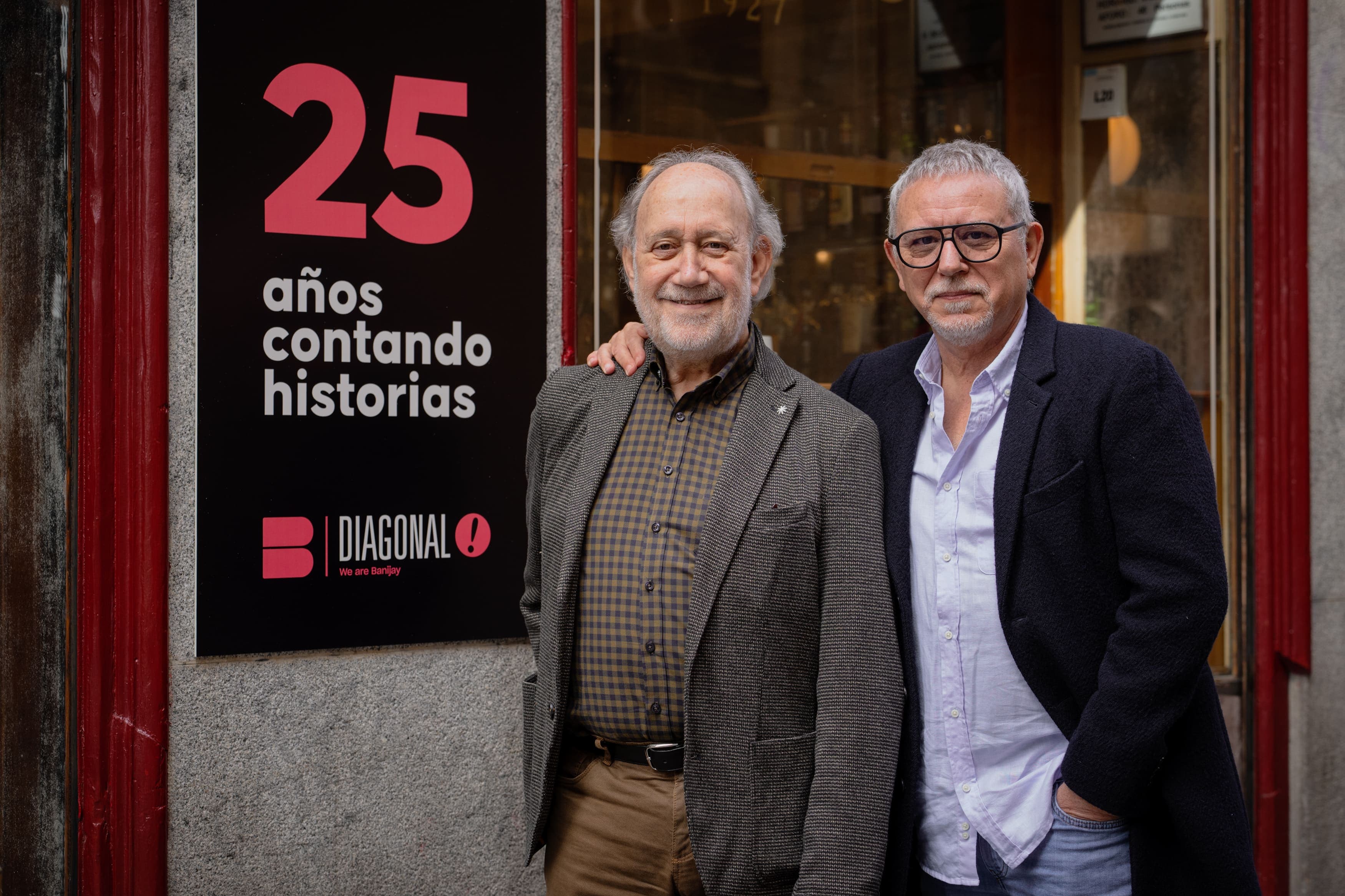 Jaume Banacolocha, CEO de Diagonal, y Jordi Frades, director general de la productora