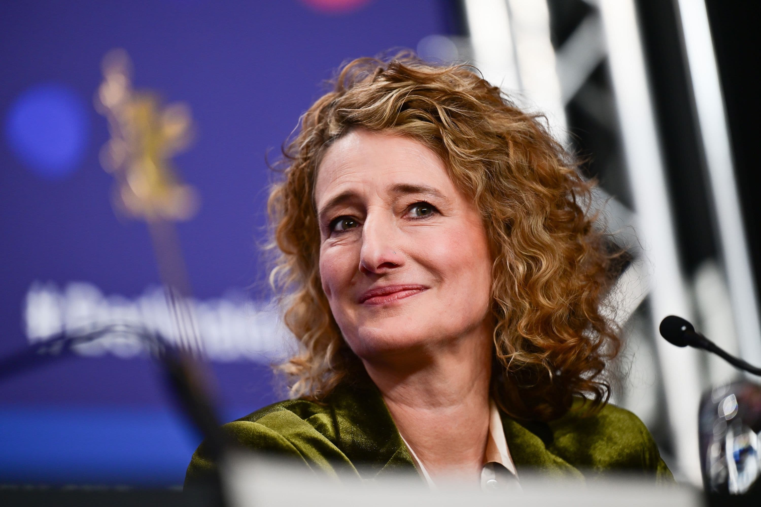 La directora artística del Festival de Berlín, Tricia Tuttle, durante la rueda de prensa inaugural de la edición 76 en febrero de 2026