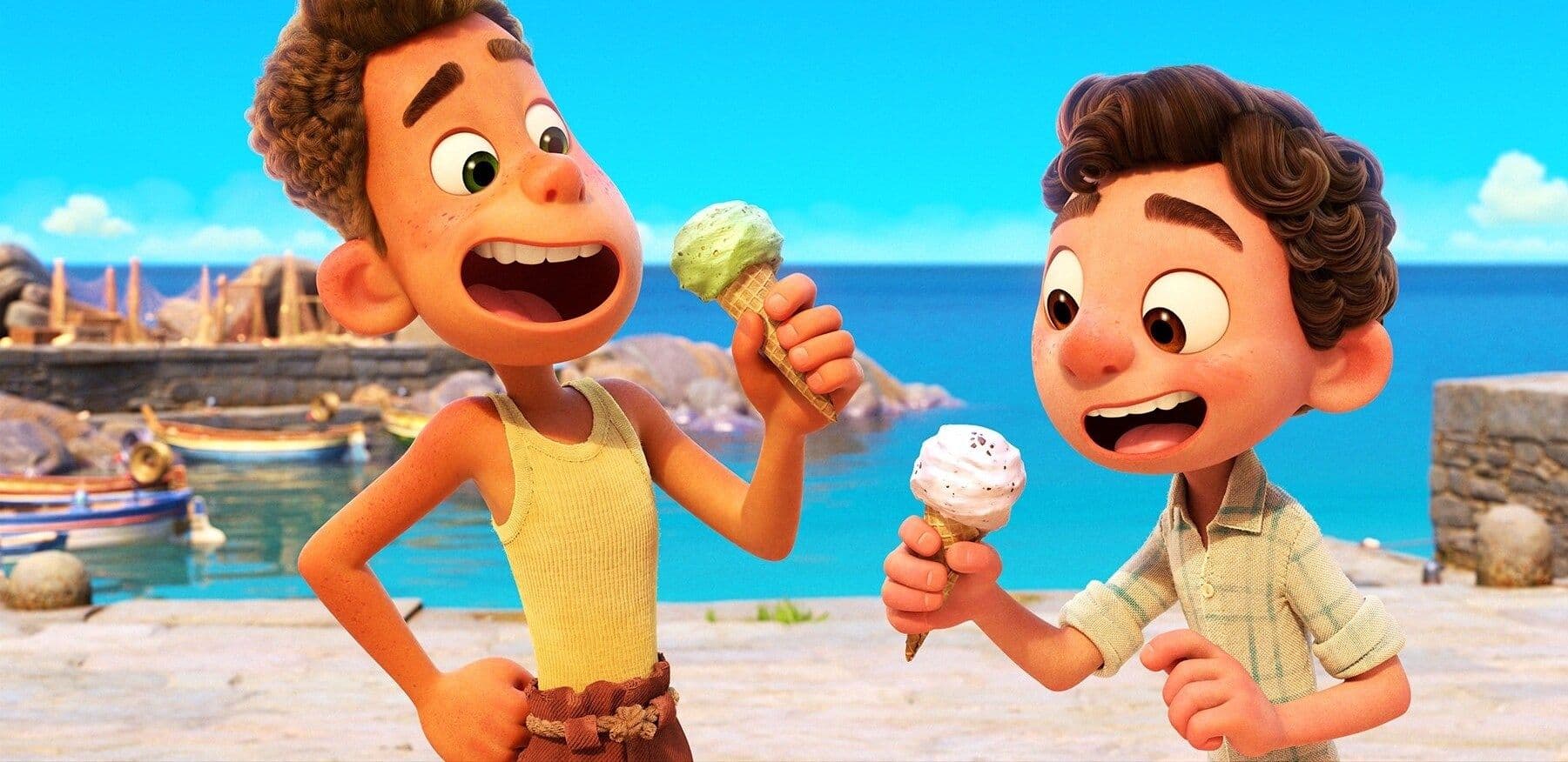 Fotograma promocional de la película 'Luca', de Disney y Pixar