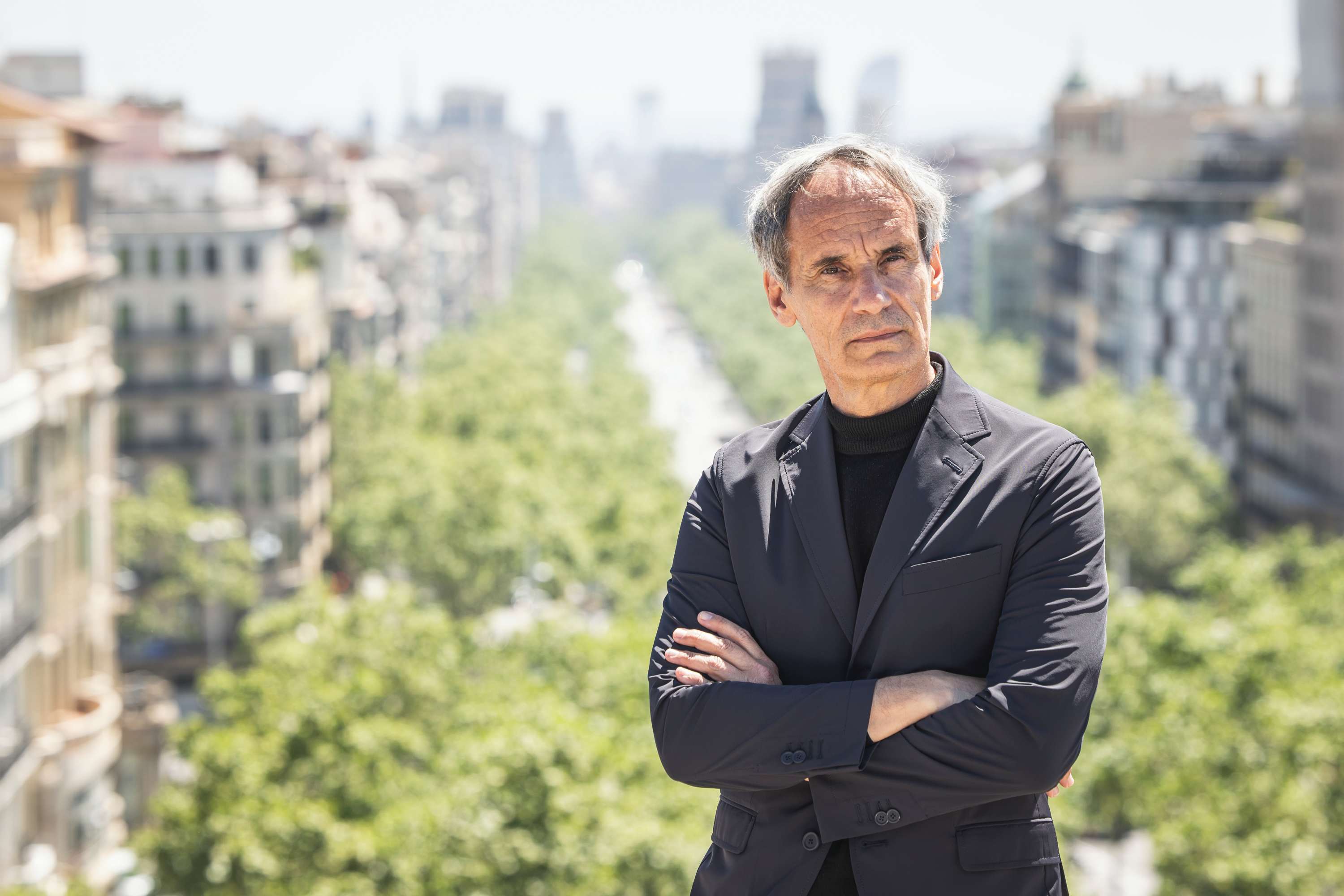 El actor Francesc Garrido durante el photocall de la película 'El anfitrión' durante el BCN Film Fest en Barcelona en abril de 2026