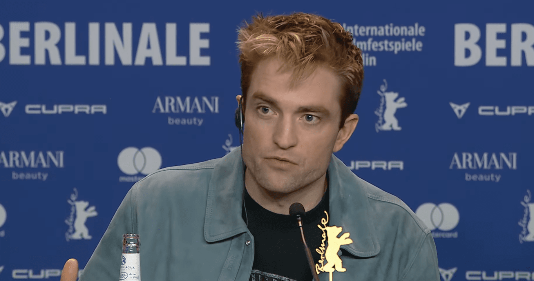El actor Robert Pattinson durante la presentación de 'Mickey 17' en el Festival de Berlín 2025