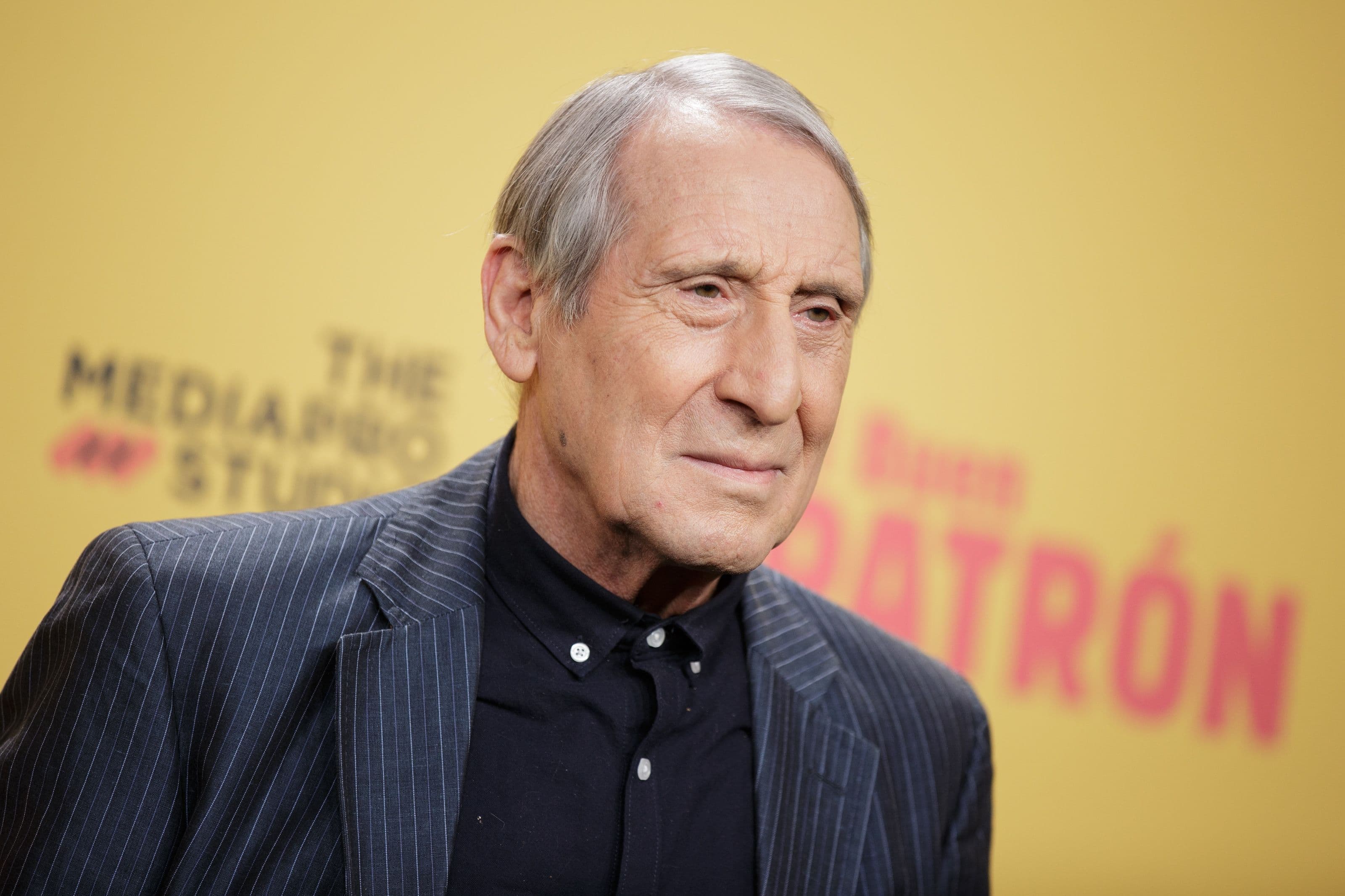 El actor Celso Bugallo posa en la alfombra roja del estreno de 'El buen patrón', en el año 2021