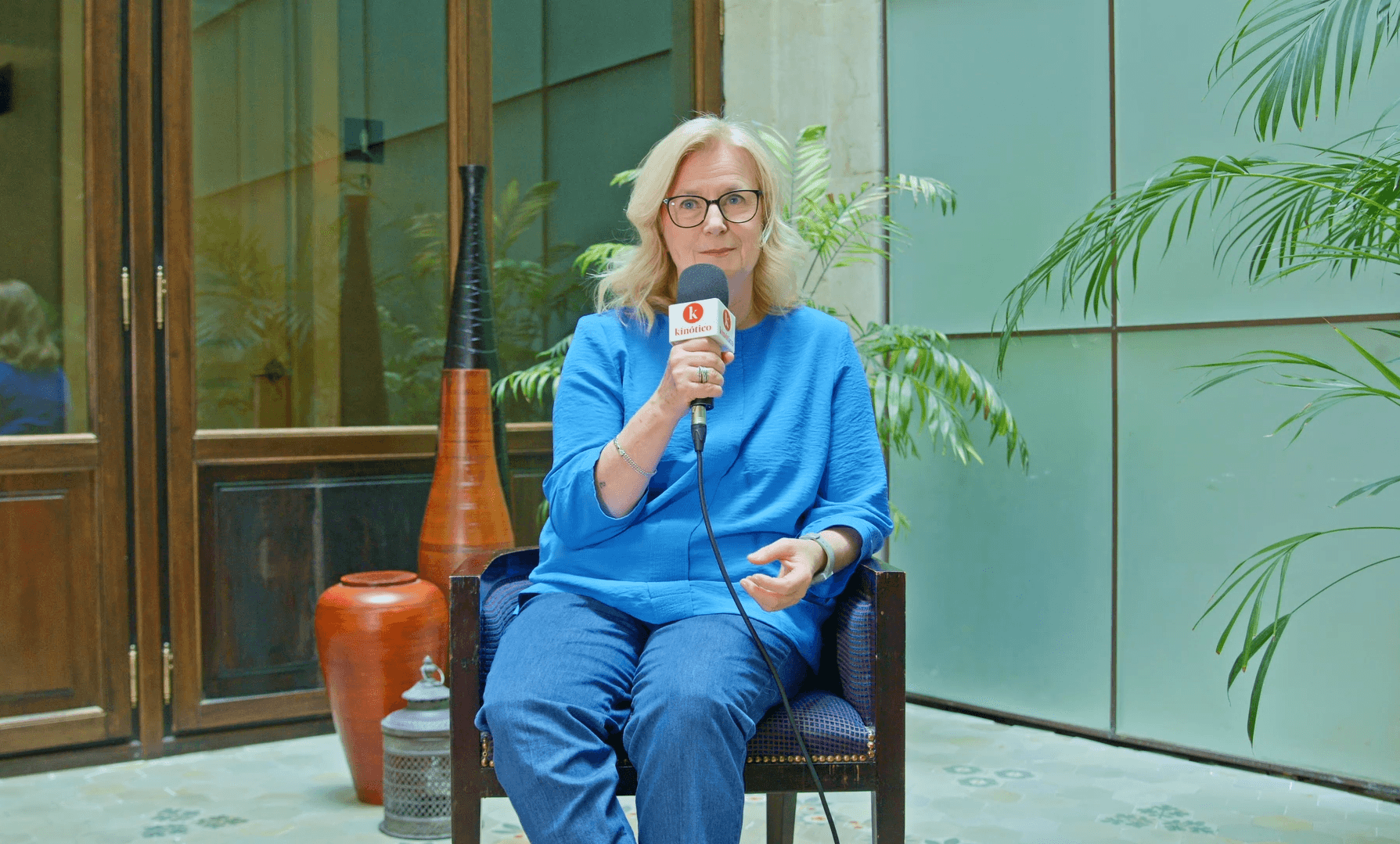 La directora Azucena Rodríguez, en entrevista con Kinótico en el BCN Film Fest 2025