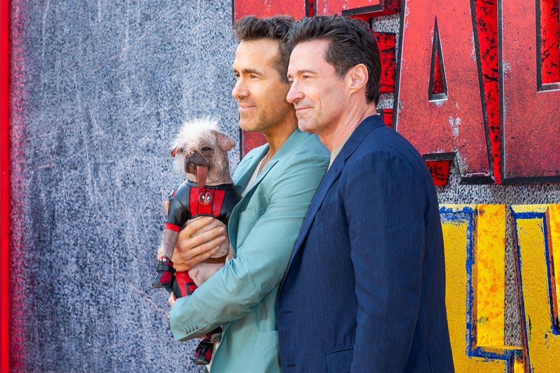 Los actores Ryan Reynolds y Hugh Jackman, durante el photocall de presentación de 'Deadpool y Lobezno' en Londres