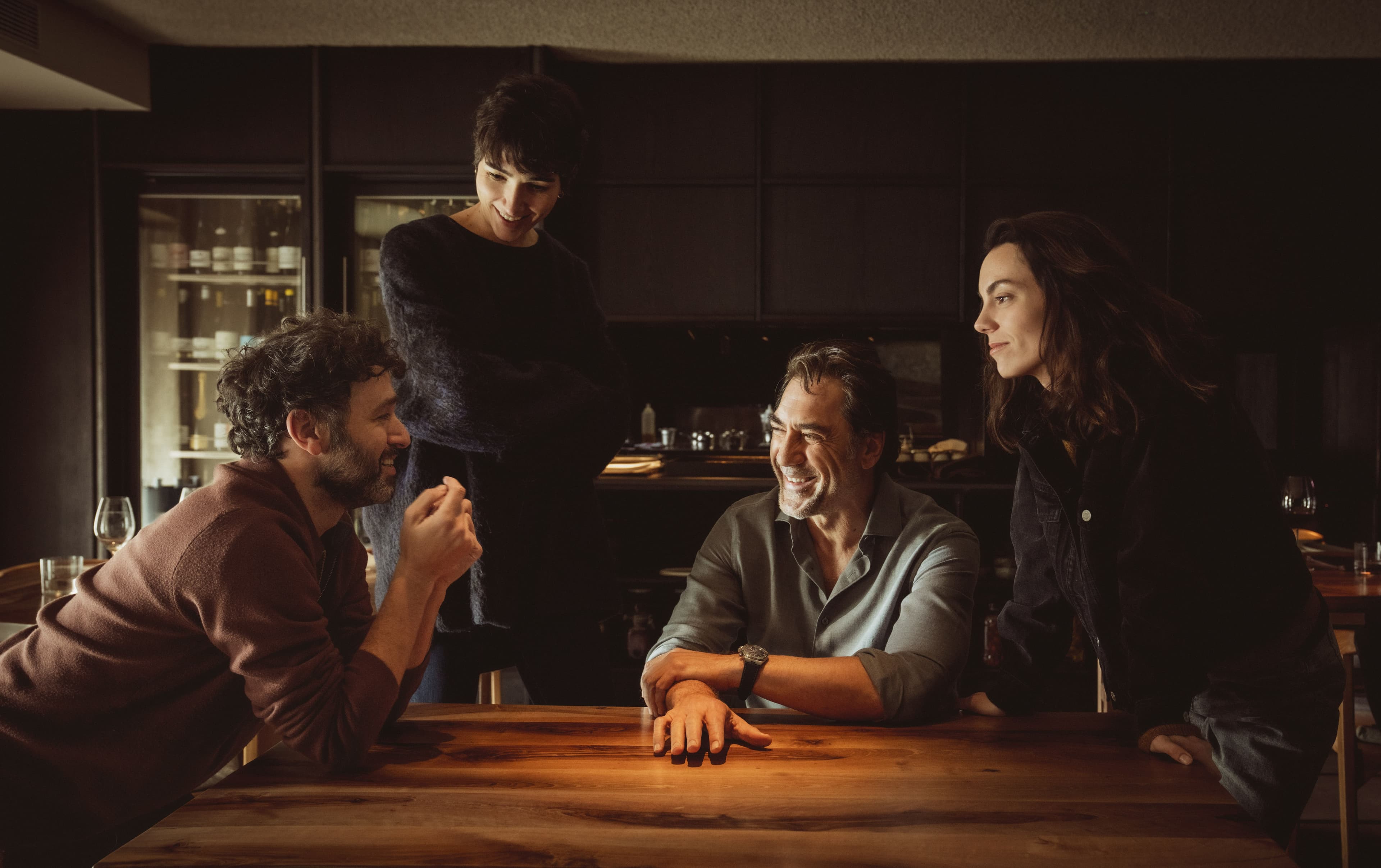 Rodrigo Sorogoyen, Isabel Peña, Javier Bardem y Victoria Luengo, detrás de la cámaras de 'El ser querido'