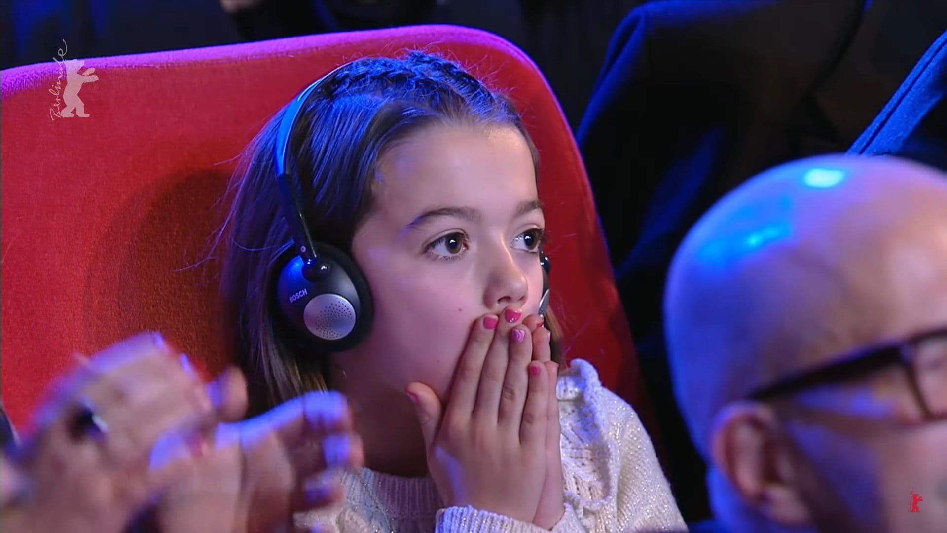 La joven actriz Sofía Otero, sorprendida al saber que ha ganado el Oso de Oro a la Mejor Interpretación en la Berlinale por '20.000 especies de abejas'