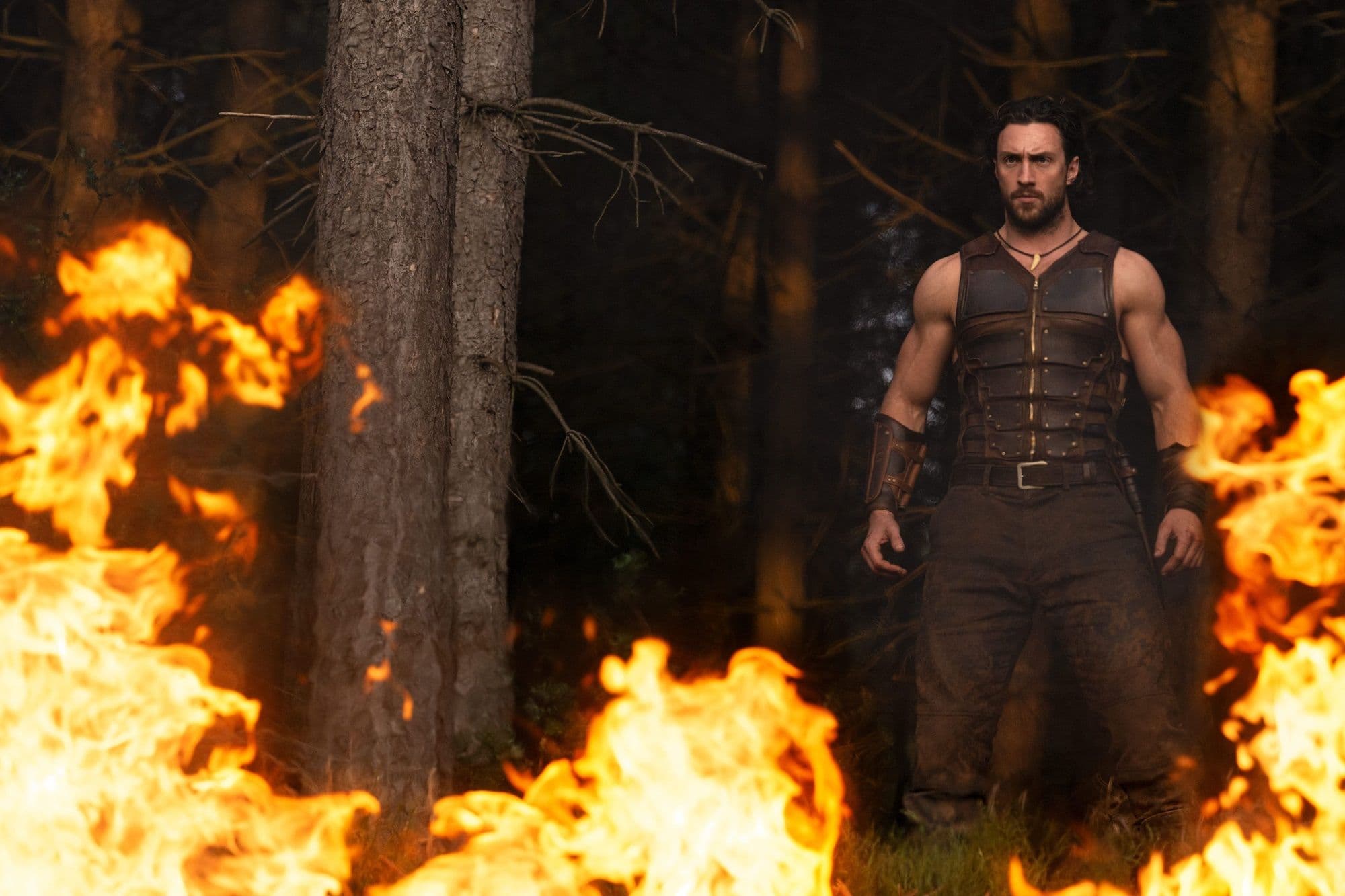 Aaron Taylor-Johnson en un fotograma de 'Kraven the hunter'