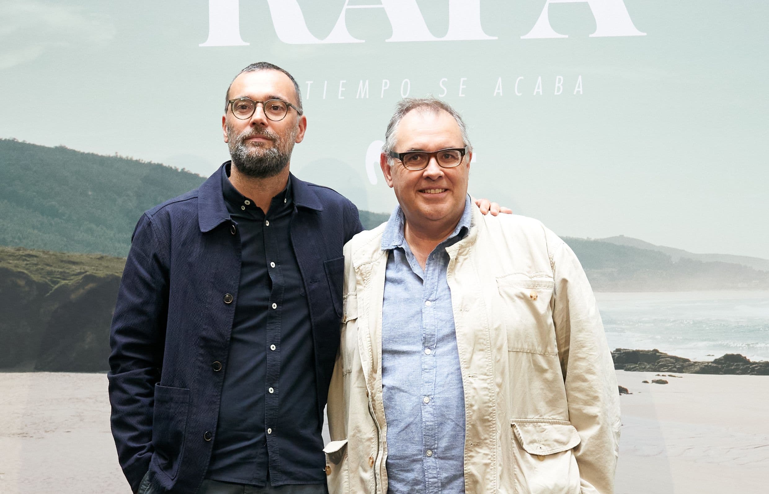 Fran Araújo y Pepe Coira, creadores de 'Rapa', en el Festival de Vitoria presentando la tercera y última temporada