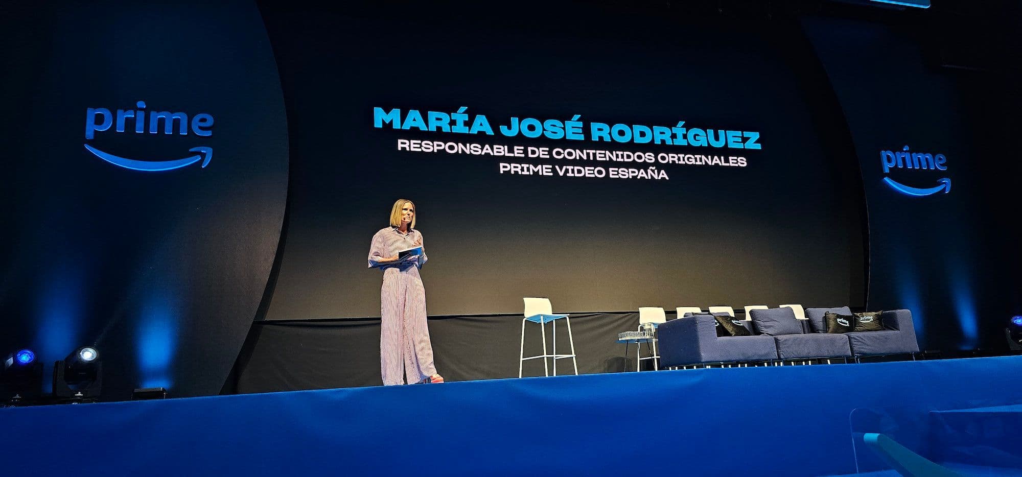 María José Rodríguez presenta las novedades de 2024 en el Prime Video Presents