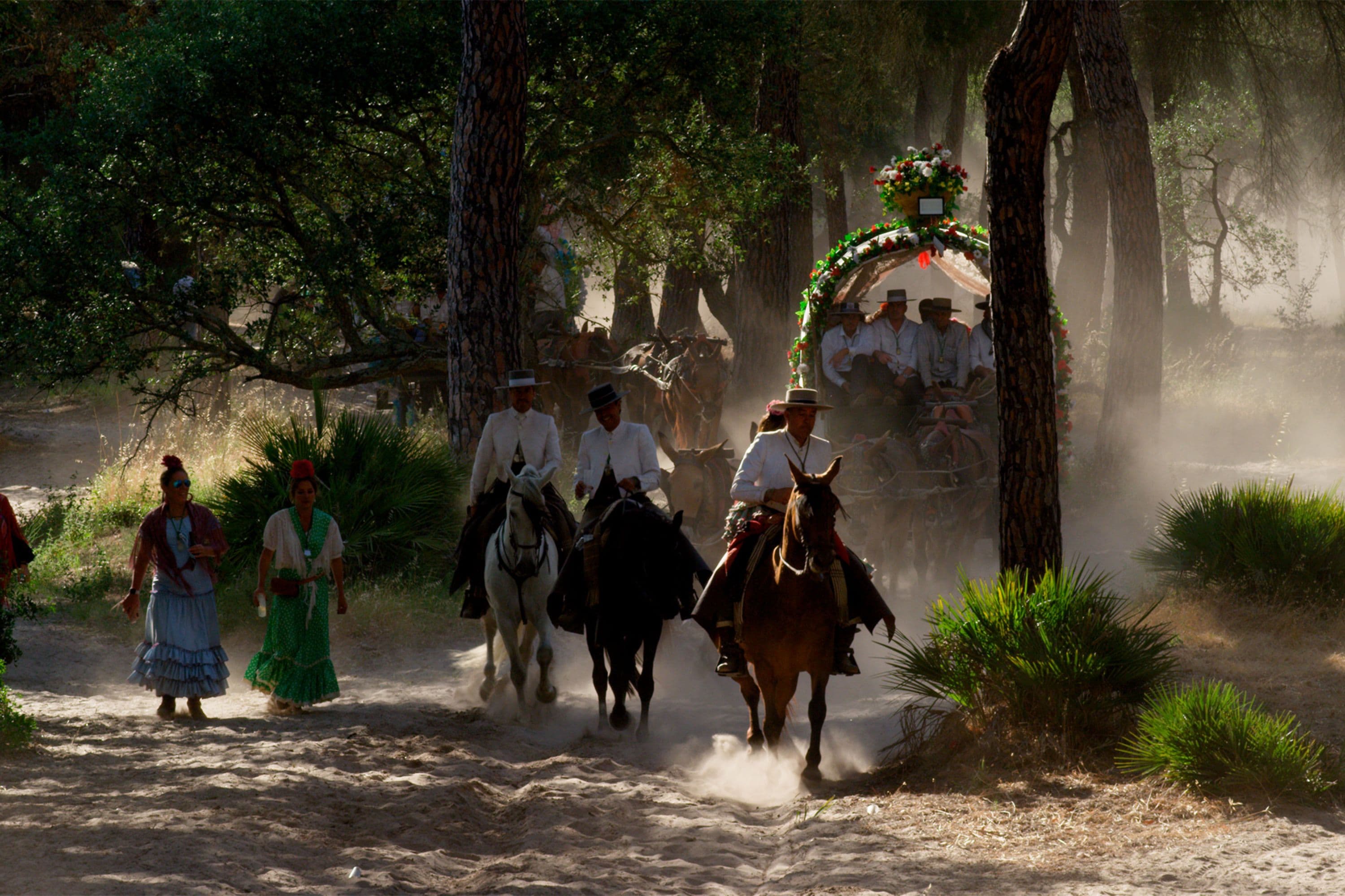 Una escena del Rocío en el documental ‘Doñana, donde el agua es sagrada’