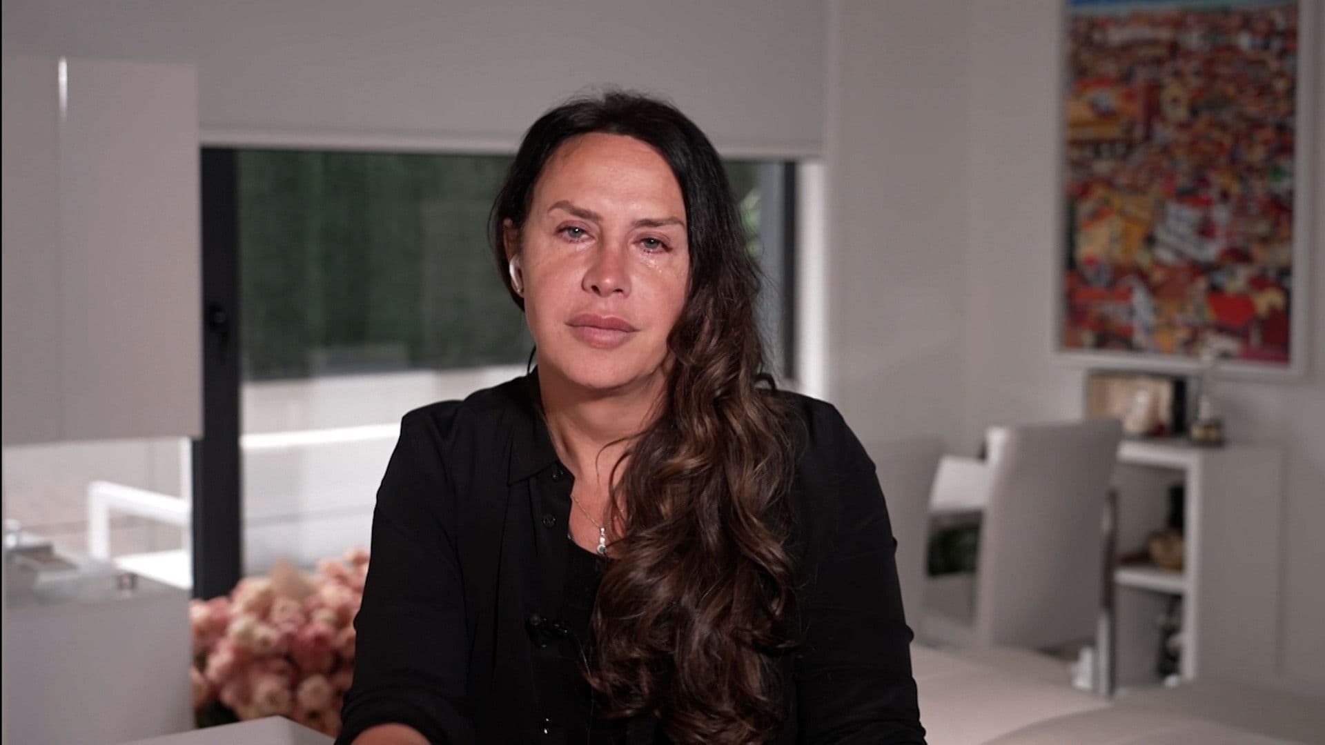 La actriz Karla Sofía Gascón, durante una entrevista con CNN en Español