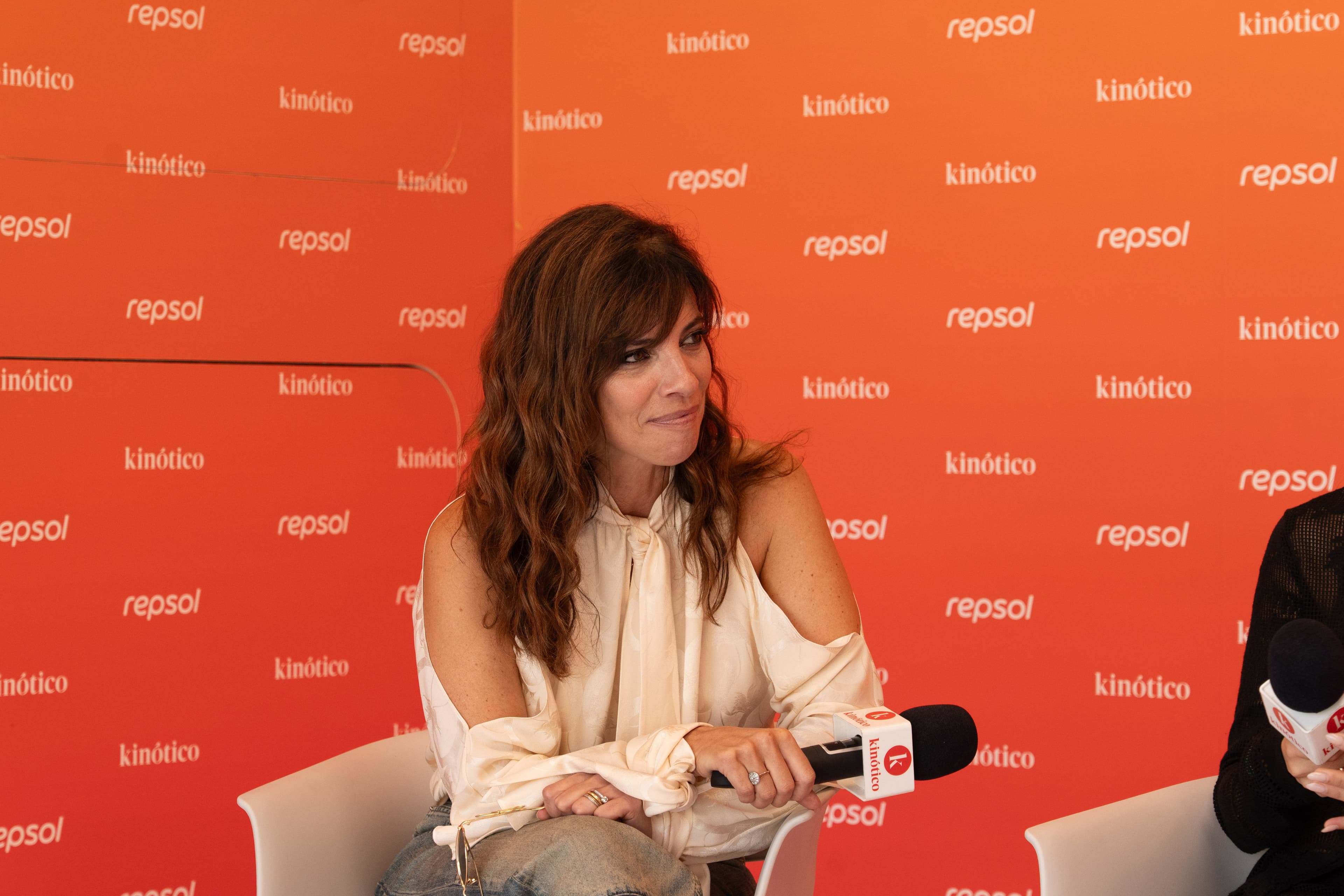Maribel Verdú en el set de Kinótico durante el Festival de San Sebastián en septiembre de 2026