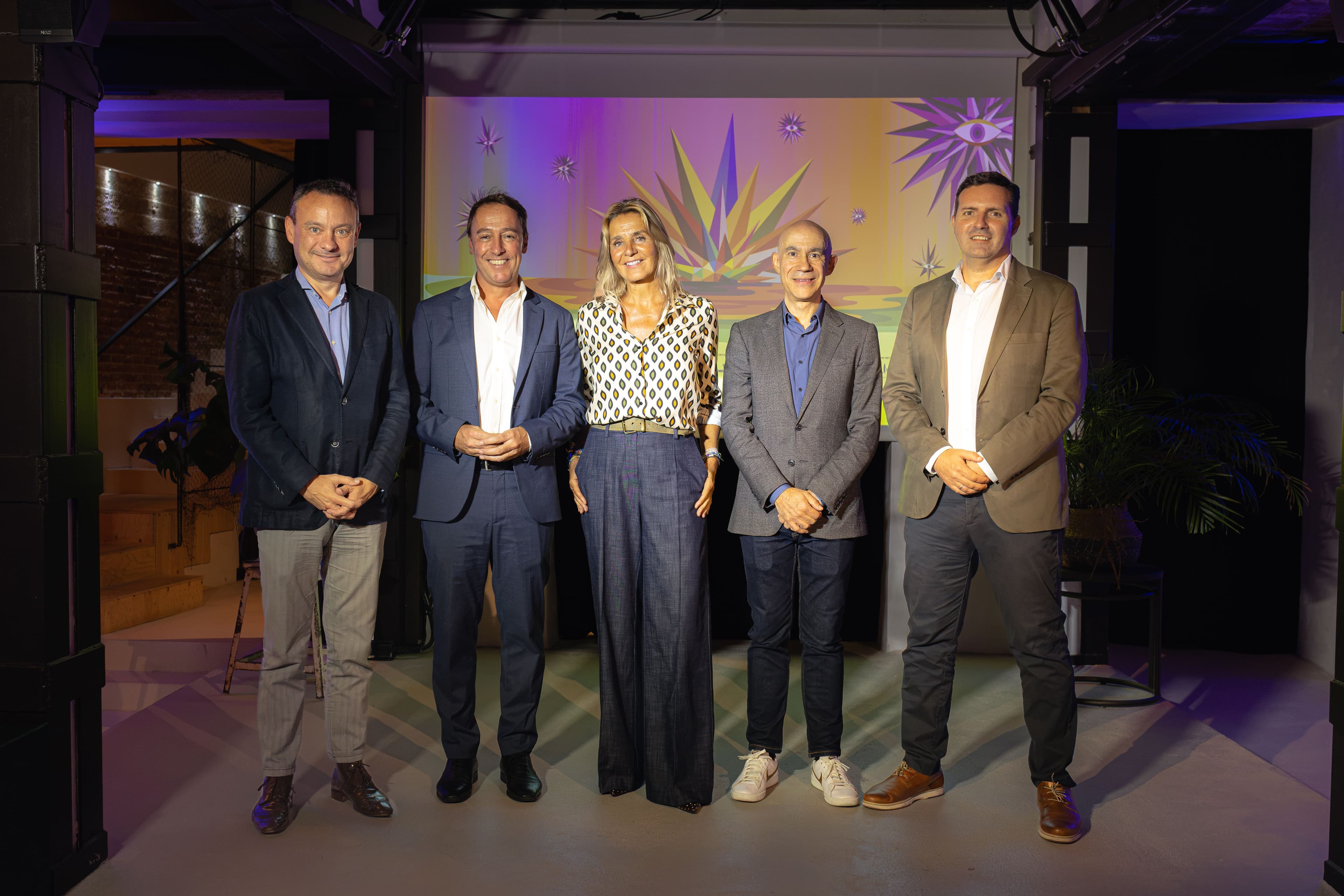 Foto de familia de la presentación de la cuarta edición del South International Series Festival, en octubre de 2026, en Madrid
