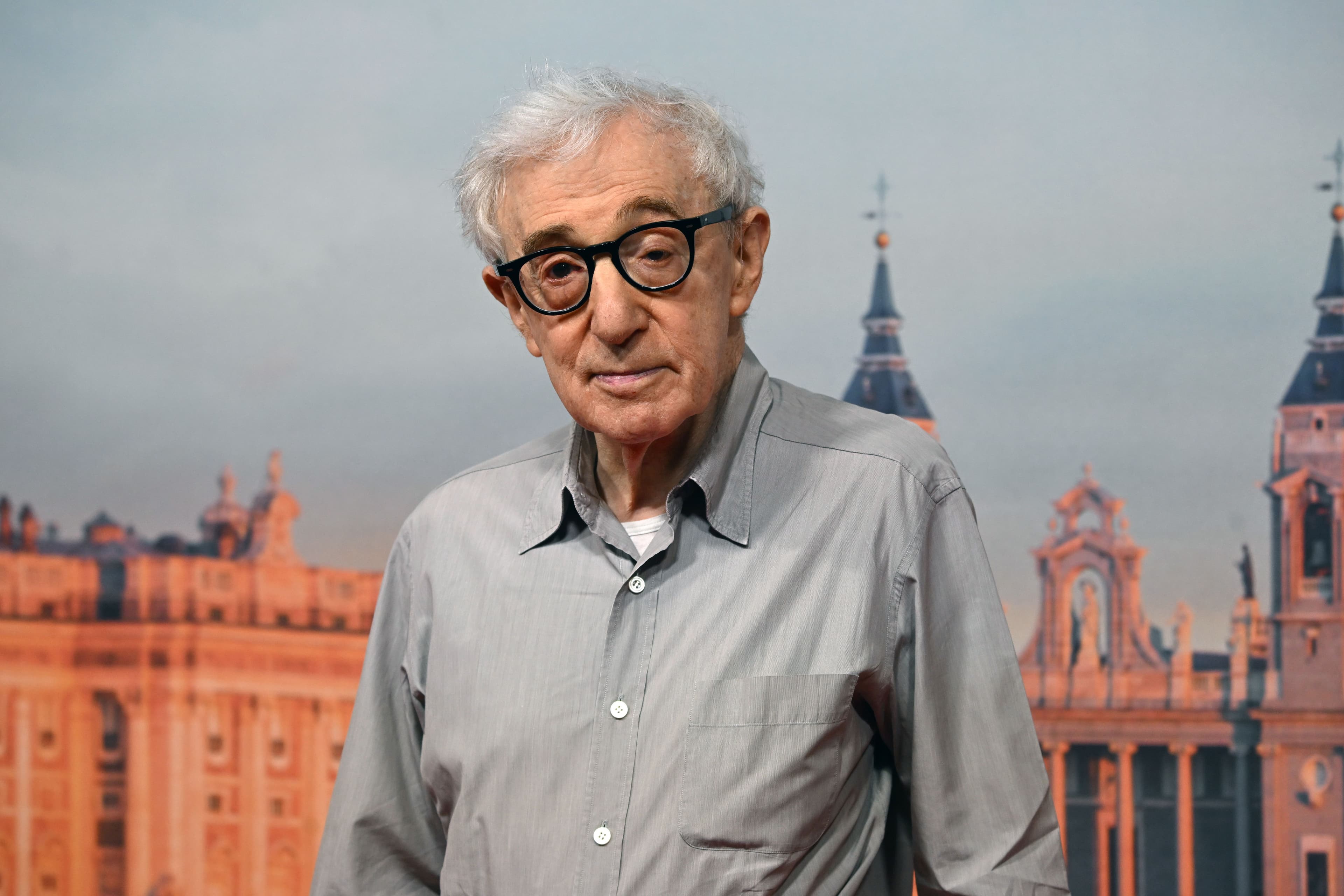 El director estadounidense Woody Allen a su paso por Madrid, para presentar el rodaje que llevará a cabo en la ciudad en otoño de 2026